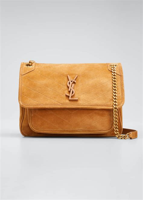 suede ysl niki|saint laurent niki handbags.